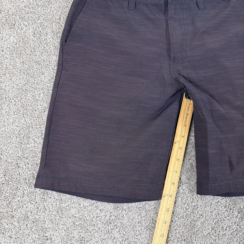 Travis Mathew Shorts Mens 32 Dark Purple 9" Lightweight Performance Golf Chino - Picture 7 of 9
